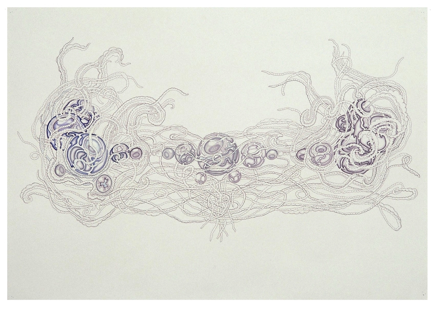 No title, 2002, mixed media on paper, 70 x 100 cm